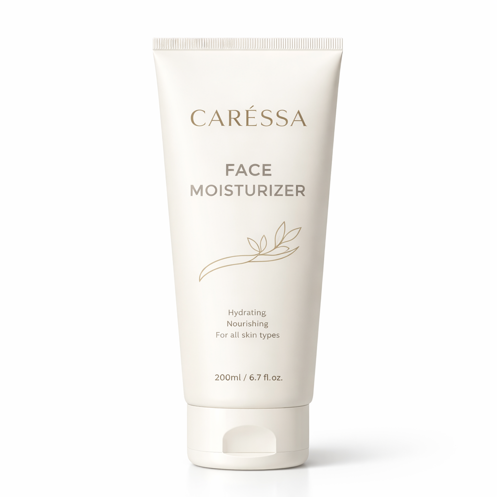 CARÉSSA FACE MOISTURIZER – Hydrating & Nourishing Formula, 200ml