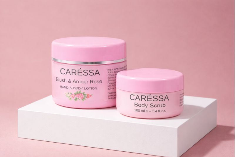 Body Lotion + Scrub Presentset