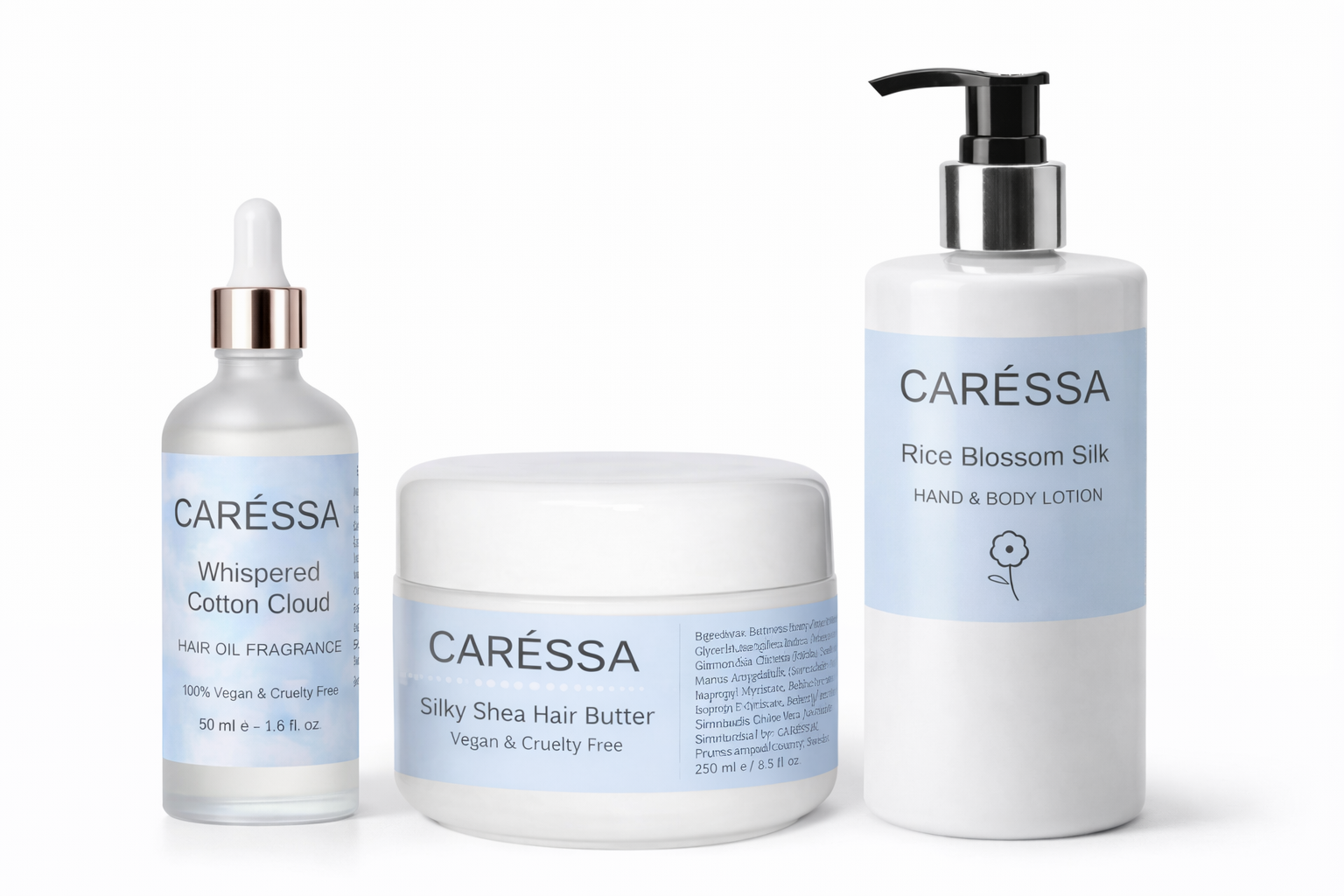 Hårvård & Body Lotion Trio Presentset