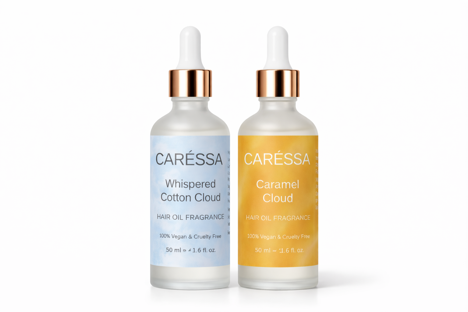 Håroljedoft Presentset - Caramel Cloud + Whispered Cotton Cloud