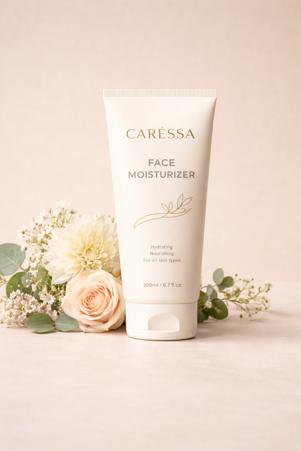 CARÉSSA FACE MOISTURIZER – Hydrating & Nourishing Formula, 200ml