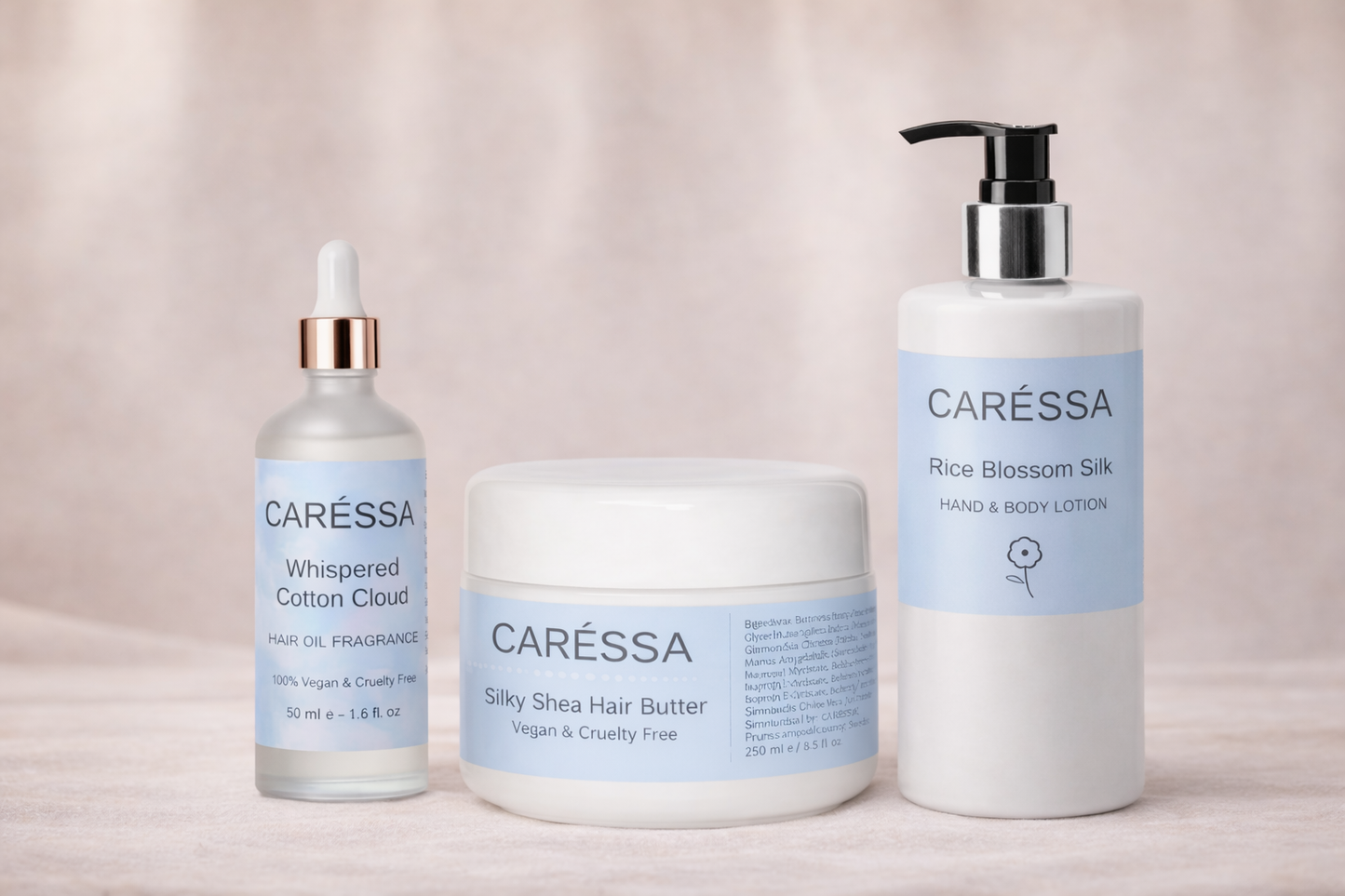 Hårvård & Body Lotion Trio Presentset